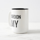 ヴィクターを許してください ツートーンマグカップ (正面左)