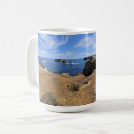 ヴィクトリアの島々湾沿岸のパノラマ コーヒーマグカップ