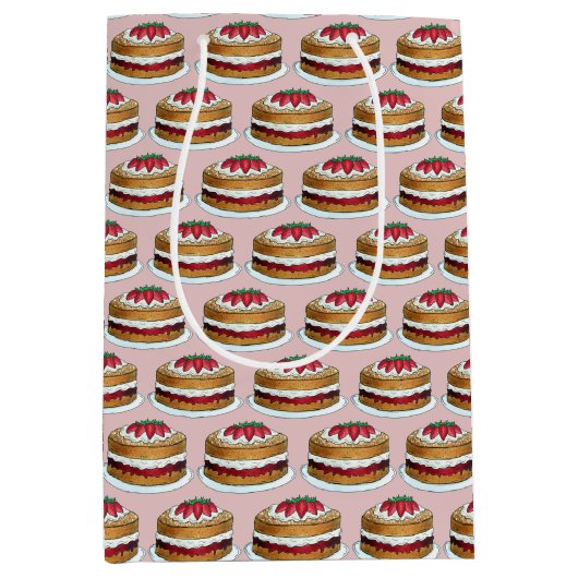 ヴィクトリアサンドイッチ スポンジケーキ イギリス イギリス菓子 ミディアムペーパーバッグ (正面)