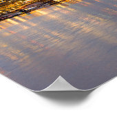 ヴィクトリアハーバーのナイトライトズ ポスター (角)