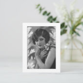 ヴィクトリアンな美しさの黒と白 ポストカード (スタンド正面)