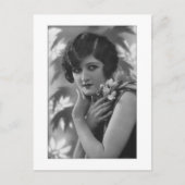 ヴィクトリアンな美しさの黒と白 ポストカード (正面)