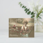 ヴィクトリアンガーデンの魚の花 Poisson d'avril ポストカード (スタンド正面)