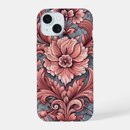 ヴィクトリアンケース iPhone 15ケース (裏面)