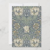 ヴィクトリアンスタイルのウェディング・セーブ・ザ・デート 本のページ セーブザデート (裏面)