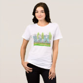 ヴィクトリアンターコイズTシャツ トライブレンドTシャツ (正面全面)