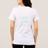 ヴィクトリアンターコイズTシャツ トライブレンドTシャツ (裏面)
