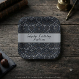 ヴィクトリアンレイヴン・憂鬱なミッドナイトの誕生日 ペーパープレート