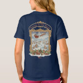 ヴィクトリアン風クリスマス Tシャツ (裏面)