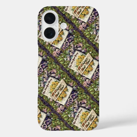 ヴィクトリアン アンティーク お正月 Case-Mate iPhoneケース (裏面)