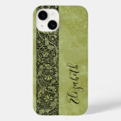 ヴィクトリアン+フラワー+フローラル+スクロール Case-Mate iPhoneケース (裏面)