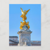 ヴィクトリア女王記念碑、ロンドン イギリス ポストカード (正面)