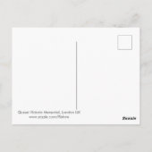 ヴィクトリア女王記念碑, ロンドン イギリス ポストカード (裏面)