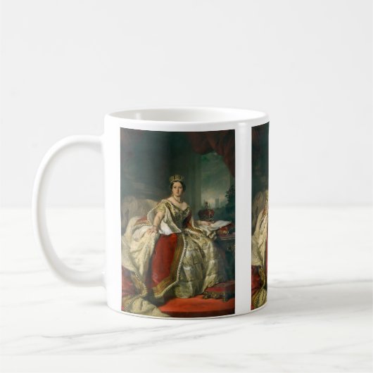ヴィクトリア女王 コーヒーマグカップ (左)