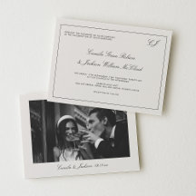ヴィクトリア時代のオールドマネー ブラック＆クリーム色の結婚式 