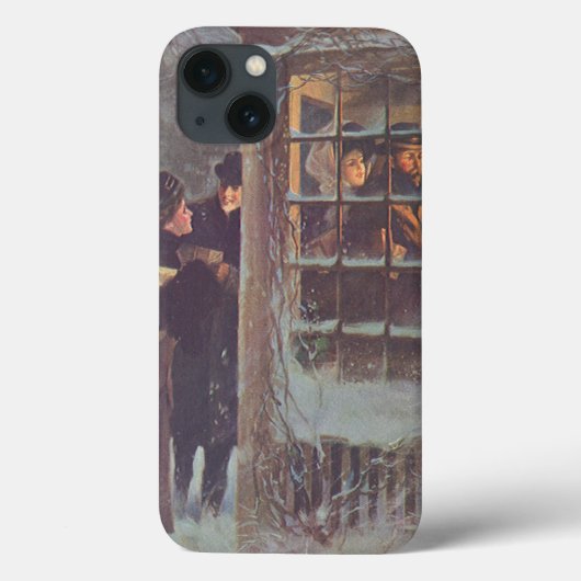 ヴィクトリア時代のクリスマスパーティーの人々 Case-Mate iPhoneケース (裏面)