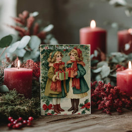 ヴィクトリア時代のクリスマス ポストカード