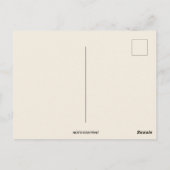 ヴィクトリア時代のバイオレットと卵のイースターグリーティング ポストカード (裏面)