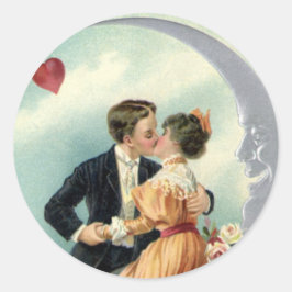 ヴィクトリア時代のバレンタインデー 月でキス ラウンドシール