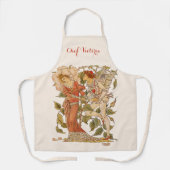 ヴィクトリア時代のヴィンテージアート、ウォルター・クレインによる「ローズ」 エプロン (正面)