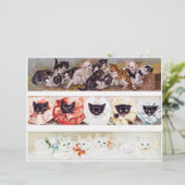 ヴィクトリア時代の子猫3列 (スタンド正面)