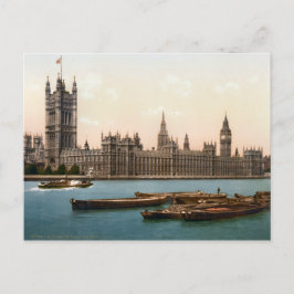 ヴィクトリア時代の英国議会ロンドン ポストカード