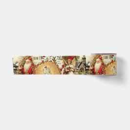 ヴィクトリア朝のクリスマスの至宝コラージュ サテンリボン