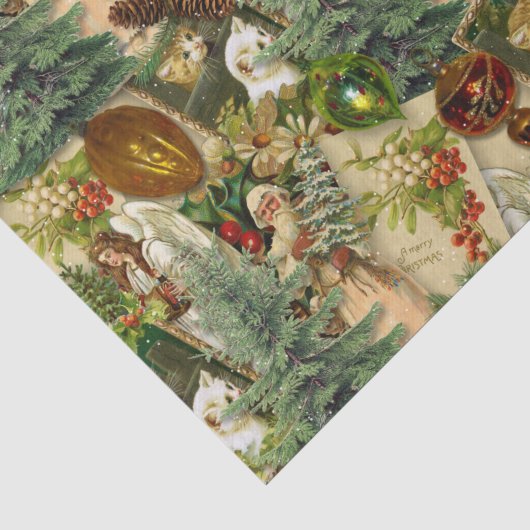 ヴィクトリア朝のクリスマスの華麗さ 薄葉紙 (詳細)