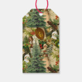 ヴィクトリア朝のクリスマスの輝き ギフトタグ (裏面)