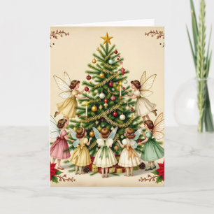 ヴィクトリア朝のクリスマス・フェアリーの集い カード