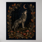 ヴィクトリア朝のサウィン・ウルフ・ボタニカル ウォールアート (正面)