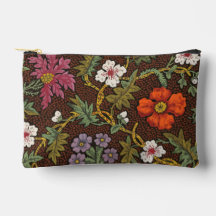 ヴィクトリア朝の植物画 フラワー小物ポーチ
