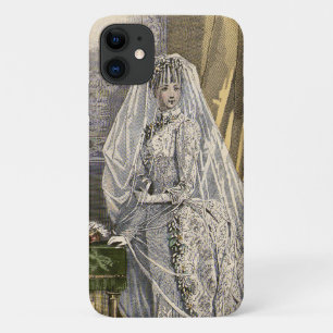 ヴィクトリア朝の花嫁のビンテージ結婚式の肖像画 iPhone 11 ケース