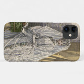 ヴィクトリア朝の花嫁のビンテージ結婚式の肖像画 Case-Mate iPhoneケース (裏面(横))