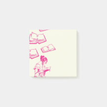 ヴィクトリア朝の読書家、書斎の思考 ポストイットノート