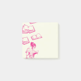 ヴィクトリア朝の読書家、書斎の思考 ポストイットノート ポストイット