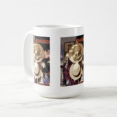 ヴィクトリア朝時代のイギリス コーヒーマグカップ (正面左)