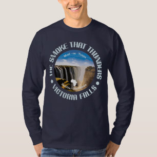 ヴィクトリア滝(rd) tシャツ