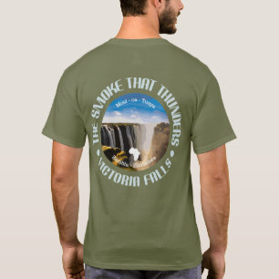 ヴィクトリア滝(rd) tシャツ