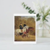 ヴィクトリア王妃のスケッチ、The Prince Consert & HRH ポストカード (スタンド正面)