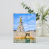 ヴィクトリア記念碑、バッキンガム宮殿、ロンドン ポストカード (スタンド正面)