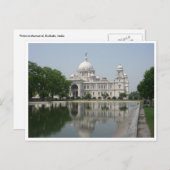 ヴィクトリア記念館の反射 ポストカード (正面/裏面)