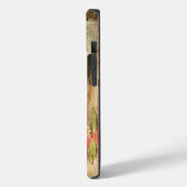 ヴィクトリア調の古風なバレンタインデーの天使とハート Case-Mate iPhoneケース (裏面 / 左)