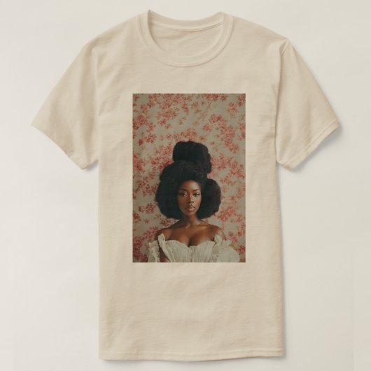 ヴィクトリア調エボニー Tシャツ (デザイン正面)