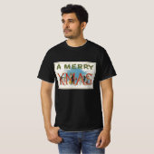 ヴィクトリア風クリスマス、メリー・クリスマスパーティー Tシャツ (正面フル)