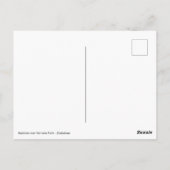 ヴィクトリア・フォールズに虹 - アフリカ・ジンバブエ ポストカード (裏面)