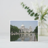 ヴィクトリア・メモリアルを反映 ポストカード (スタンド正面)