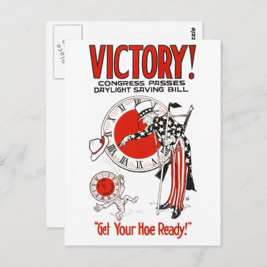 ヴィクトリー・シガー・コングレス_プロパガンダポスター ポストカード (正面/裏面)