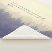 ヴィクトルユーゴフリーシンカー引用文パインフォレスト シェルパブランケット (3/4)