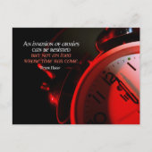 ヴィクトル感動的ウゴ引用文「アイディア」 ポストカード (正面)